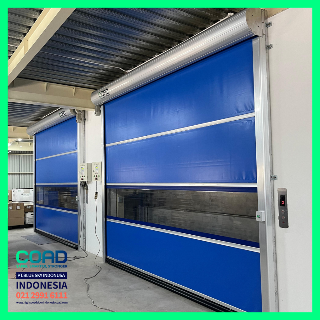 COAD, High Speed Door, Rapid Door, Pintu Otomatis, pintu Pabrik Otomatis, Harga High Speed Door, Jual High Speed Door, Pintu Rapid Door, High Speed Door Indonesia, Jual Rapid Door, Jual Pintu Otomatis, Pintu Gudang Otomatis, pvc roll up door, roller shutter door, Speed door, pvc shutter door, pintu cleanroom, pintu cold room, roll door otomatis, pintu logistik, pintu otomatis pabrik, pintu pabrik otomatis, pintu pvc otomatis, fast roll shutter door, rolling door pvc