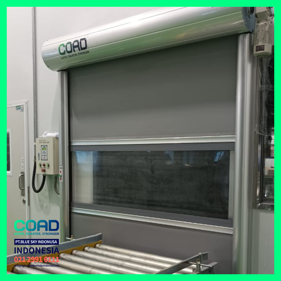 COAD, High Speed Door, Rapid Door, Pintu Otomatis, pintu Pabrik Otomatis, Harga High Speed Door, Jual High Speed Door, Pintu Rapid Door, High Speed Door Indonesia, Jual Rapid Door, Jual Pintu Otomatis, Pintu Gudang Otomatis, pvc roll up door, roller shutter door, Speed door, pvc shutter door, pintu cleanroom, pintu cold room, roll door otomatis, pintu logistik, pintu otomatis pabrik, pintu pabrik otomatis, pintu pvc otomatis, fast roll shutter door, rolling door pvc