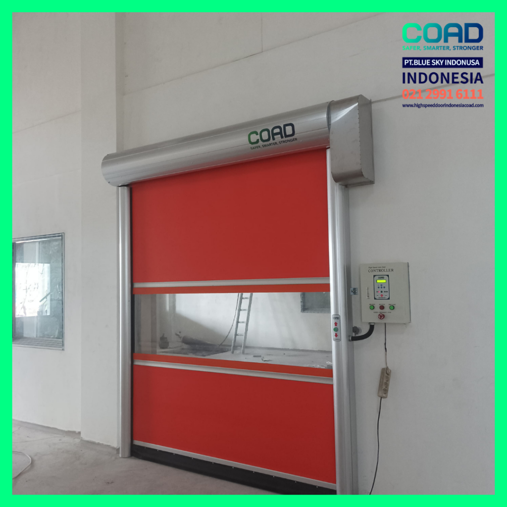 COAD, High Speed Door, Rapid Door, Pintu Otomatis, pintu Pabrik Otomatis, Harga High Speed Door, Jual High Speed Door, Pintu Rapid Door, High Speed Door Indonesia, Jual Rapid Door, Jual Pintu Otomatis, Pintu Gudang Otomatis, pvc roll up door, roller shutter door, Speed door, pvc shutter door, pintu cleanroom, pintu cold room, roll door otomatis, pintu logistik, pintu otomatis pabrik, pintu pabrik otomatis, pintu pvc otomatis, fast roll shutter door, rolling door pvc