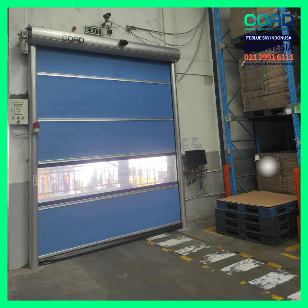 COAD, High Speed Door, Rapid Door, Pintu Otomatis, pintu Pabrik Otomatis, Harga High Speed Door, Jual High Speed Door, Pintu Rapid Door, High Speed Door Indonesia, Jual Rapid Door, Jual Pintu Otomatis, Pintu Gudang Otomatis, pvc roll up door, roller shutter door, Speed door, pvc shutter door, pintu cleanroom, pintu cold room, roll door otomatis, pintu logistik, pintu otomatis pabrik, pintu pabrik otomatis, pintu pvc otomatis, fast roll shutter door, rolling door pvc