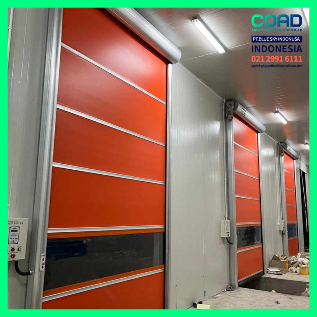 COAD, High Speed Door, Rapid Door, Pintu Otomatis, pintu Pabrik Otomatis, Harga High Speed Door, Jual High Speed Door, Pintu Rapid Door, High Speed Door Indonesia, Jual Rapid Door, Jual Pintu Otomatis, Pintu Gudang Otomatis, pvc roll up door, roller shutter door, Speed door, pvc shutter door, pintu cleanroom, pintu cold room, roll door otomatis, pintu logistik, pintu otomatis pabrik, pintu pabrik otomatis, pintu pvc otomatis, fast roll shutter door, rolling door pvc
