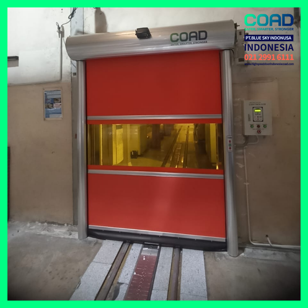 COAD, High Speed Door, Rapid Door, Pintu Otomatis, pintu Pabrik Otomatis, Harga High Speed Door, Jual High Speed Door, Pintu Rapid Door, High Speed Door Indonesia, Jual Rapid Door, Jual Pintu Otomatis, Pintu Gudang Otomatis, pvc roll up door, roller shutter door, Speed door, pvc shutter door, pintu cleanroom, pintu cold room, roll door otomatis, pintu logistik, pintu otomatis pabrik, pintu pabrik otomatis, pintu pvc otomatis, fast roll shutter door, rolling door pvc