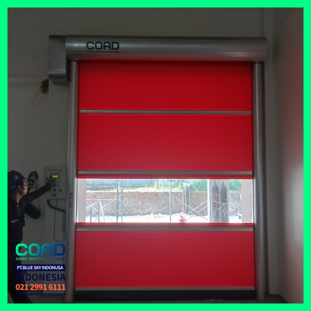 COAD, High Speed Door, Rapid Door, Pintu Otomatis, pintu Pabrik Otomatis, Harga High Speed Door, Jual High Speed Door, Pintu Rapid Door, High Speed Door Indonesia, Jual Rapid Door, Jual Pintu Otomatis, Pintu Gudang Otomatis, pvc roll up door, roller shutter door, Speed door, pvc shutter door, pintu cleanroom, pintu cold room, roll door otomatis, pintu logistik, pintu otomatis pabrik, pintu pabrik otomatis, pintu pvc otomatis, fast roll shutter door, rolling door pvc