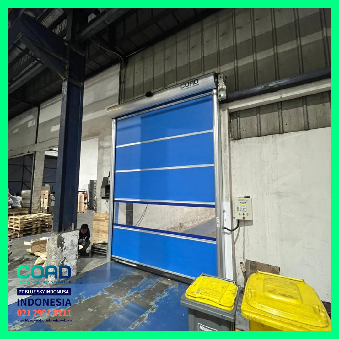 COAD, High Speed Door, Rapid Door, Pintu Otomatis, pintu Pabrik Otomatis, Harga High Speed Door, Jual High Speed Door, Pintu Rapid Door, High Speed Door Indonesia, Jual Rapid Door, Jual Pintu Otomatis, Pintu Gudang Otomatis, pvc roll up door, roller shutter door, Speed door, pvc shutter door, pintu cleanroom, pintu cold room, roll door otomatis, pintu logistik, pintu otomatis pabrik, pintu pabrik otomatis, pintu pvc otomatis, fast roll shutter door, rolling door pvc