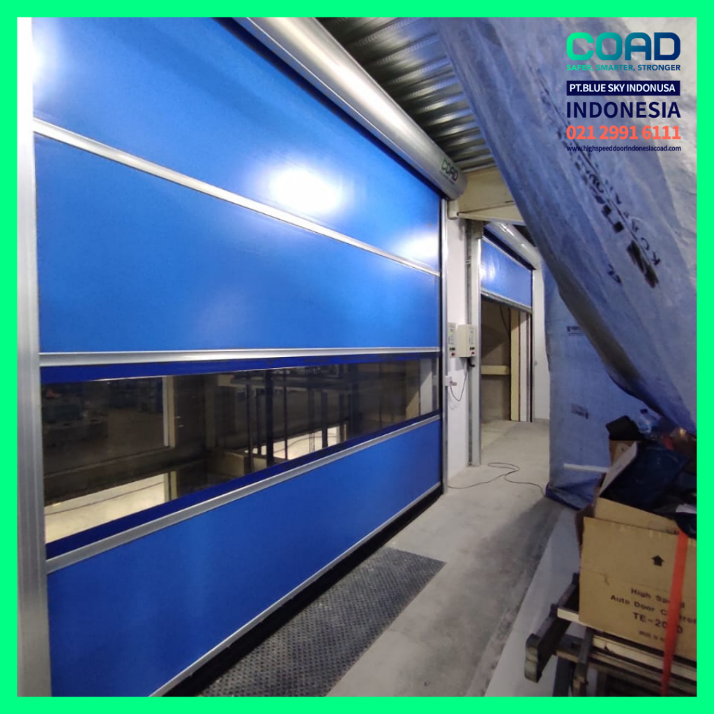 COAD, High Speed Door, Rapid Door, Pintu Otomatis, pintu Pabrik Otomatis, Harga High Speed Door, Jual High Speed Door, Pintu Rapid Door, High Speed Door Indonesia, Jual Rapid Door, Jual Pintu Otomatis, Pintu Gudang Otomatis, pvc roll up door, roller shutter door, Speed door, pvc shutter door, pintu cleanroom, pintu cold room, roll door otomatis, pintu logistik, pintu otomatis pabrik, pintu pabrik otomatis, pintu pvc otomatis, fast roll shutter door, rolling door pvc